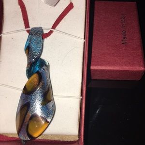 Italian Dichroic glass pendant